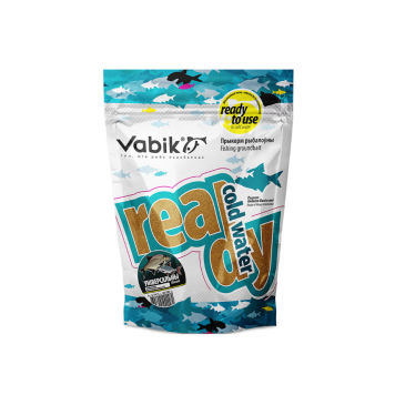 Прикормка увлажненная Vabik Ready Cold Water "Универсальная" (коричневая), 0.75кг