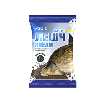 Прикормка зимняя Vabik Ice Лещ Черная (черная), 0.75кг