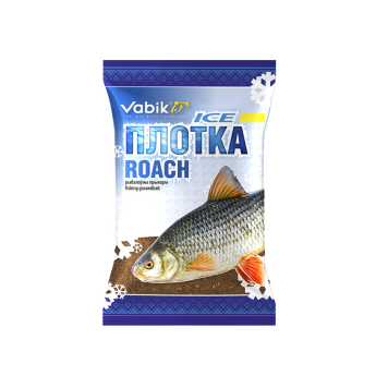 Прикормка зимняя Vabik Ice Плотва (коричневая), 0.75кг