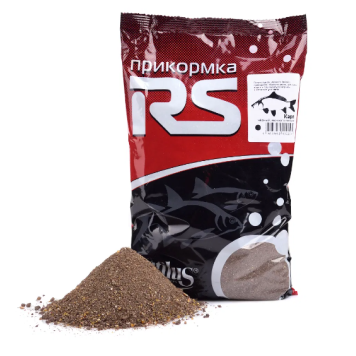Прикормка RS Карп черный мелкого помола, 1кг