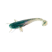 Виброхвост FishUp Catfish 2'' цвет 017 - Motor Oil Pepper