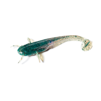 Виброхвост FishUp Catfish 3'' цвет 017 - Motor Oil Pepper