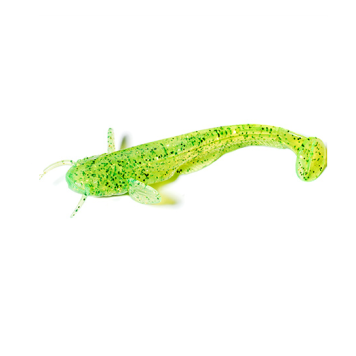 Виброхвост FishUp Catfish 3'' цвет 026 - Flo Chartreuse/Green