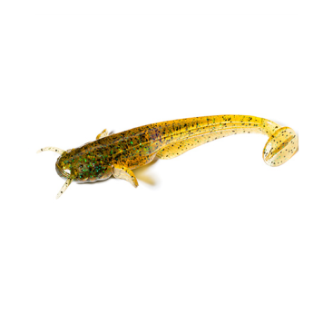 Виброхвост FishUp Catfish 2'' цвет 036 - Caramel/Green & Black
