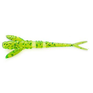 Силикон FishUp Flit 4.0" (7шт) цвет 026 - Flo Chartreuse/Green