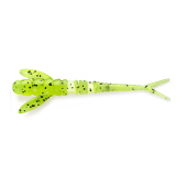 Силикон FishUp Flit 1.5" (10шт) цвет 055 - Chartreuse/Black