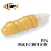 Форелевая приманка Личинка FishUp Pupa 1.5'' Crawfish цвет 134 Cheese/White