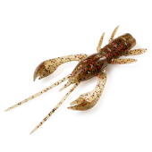 Силикон FishUp Real Craw 1.5" (10шт) цвет 045 - Green Pumpkin/Red & Black