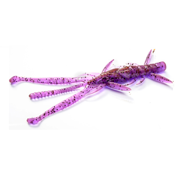 Креатура FishUp Shrimp 3.0" (9 шт) цвет 016 - Lox/Green & Black