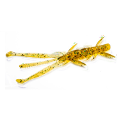 Креатура FishUp Shrimp 3.0" (9 шт) цвет 036 - Caramel/Green & Black