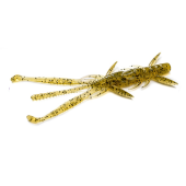 Креатура FishUp Shrimp 3.0" (9 шт) цвет 074 - Green Pumpkin Seed