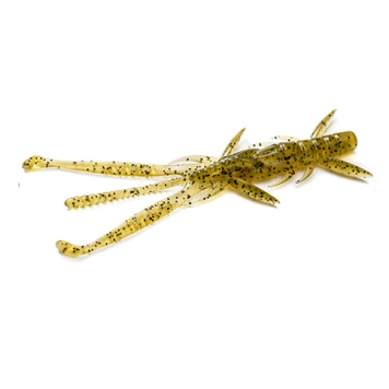 Креатура FishUp Shrimp 3.0" (9 шт) цвет 074 - Green Pumpkin Seed