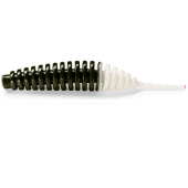 Слаг FishUp Tanta 2.0" Cheese (9шт) цвет 140 - Dark Olive/White