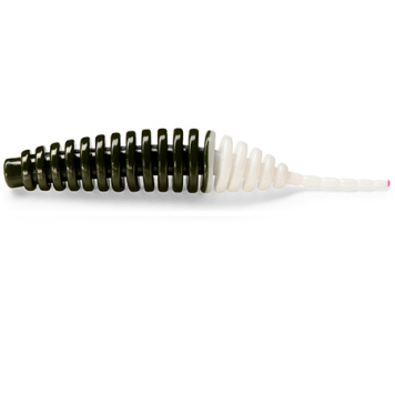 Слаг FishUp Tanta 2.5" (8шт) цвет 140 - Dark Olive/White