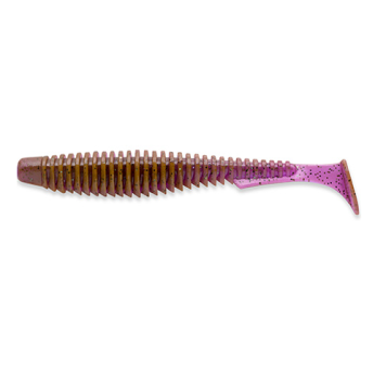 Силикон FishUp U-Shad 2.5'' (9шт) цвет 016 – Lox/Green & Black