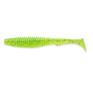 Силикон FishUp U-Shad 2.5'' (9шт) цвет 026 - Flo Chartreuse/Green