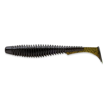 Силикон FishUp U-Shad 4.0'' (8шт) цвет 043 - Watermelon Brown/Black