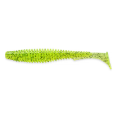 Силикон FishUp U-Shad 2.0'' (10шт) цвет 055 - Chartreuse/Black