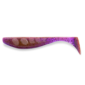 Виброхвост FishUp Wizzle Shad 2.0" (10шт) цвет 016 - Lox/Green & Black