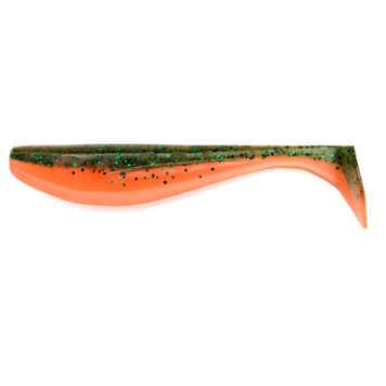 Виброхвост FishUp Wizzle Shad 3.0" (8шт) цвет 205 - Watermelon/Flo Orange