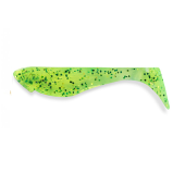 Виброхвост FishUp Wizzy 1.5" (10шт) #026 - Flo Chartreuse/Green