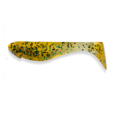 Виброхвост FishUp Wizzy 1.5" (10шт) #036 – Caramel/Green & Black