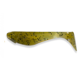 Виброхвост FishUp Wizzy 1.5" (10шт) #074 - Green Pumpkin Seed
