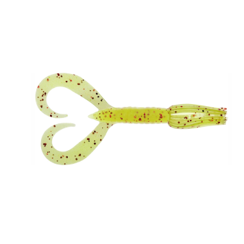 Силикон Keitech Little Spider 2.0'' цвет PAL01 Chartreuse Red Flake