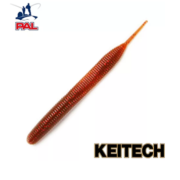 Силикон Keitech Sexy Impact 3.8'' цвет PAL07S Motor Oil Red Flake
