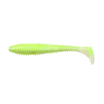 Силикон Keitech Swing Impact FAT 3.3" цвет 484T Chartreuse Shad