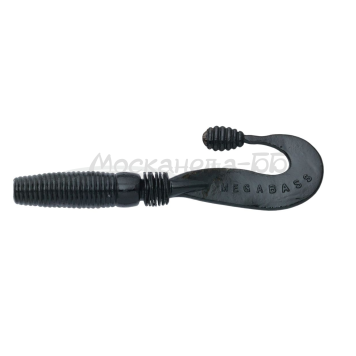 Силиконовые приманки Megabass Counter Grub 3.5'' #Solid Black