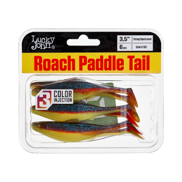 Виброхвосты Lucky John Roach Paddle Tail 3.5" цвет G07-1