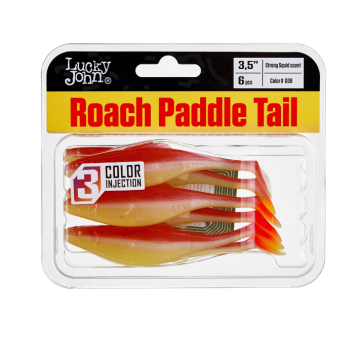 Виброхвосты Lucky John Roach Paddle Tail 3.5" цвет G08-2