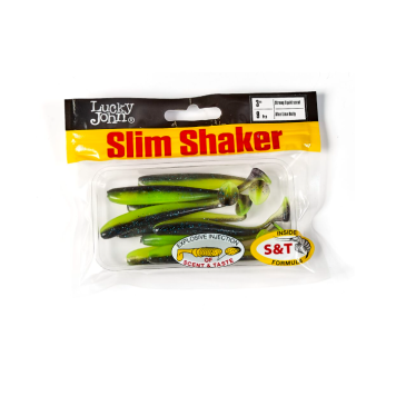 Виброхвосты Lucky John Slim Shaker 3.0" цвет T53-1