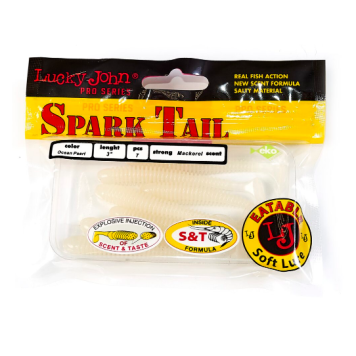 Виброхвосты Lucky John Pro Series Spark Tail 3.0"/07.60см, 033 (7шт)-2