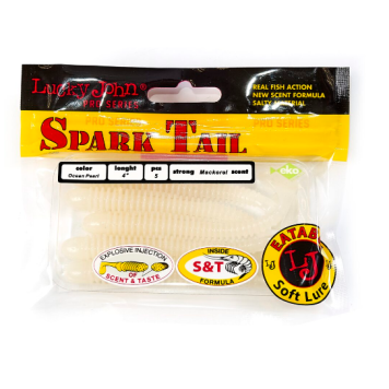 Виброхвосты Lucky John Pro Series Spark Tail 4.0"/10.10см, 033 (5шт)-2