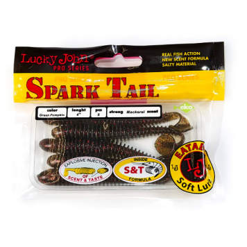 Виброхвосты Lucky John Pro Series Spark Tail 4.0"/10.10см, PA03 (5шт)-2