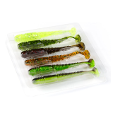 Виброхвосты Lucky John Pro Series Tioga 3.4"/8.64см, mix2 (6шт)