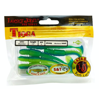Виброхвосты Lucky John Pro Series Tioga 3.4"/8.64см, T50 (6шт)-2