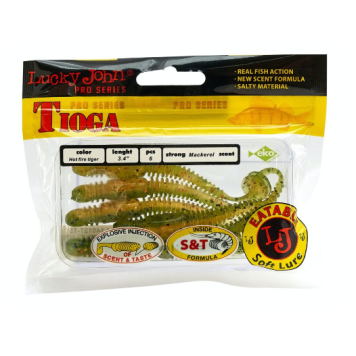 Виброхвосты Lucky John Pro Series Tioga 3.4"/8.64см, T51 (6шт)-2