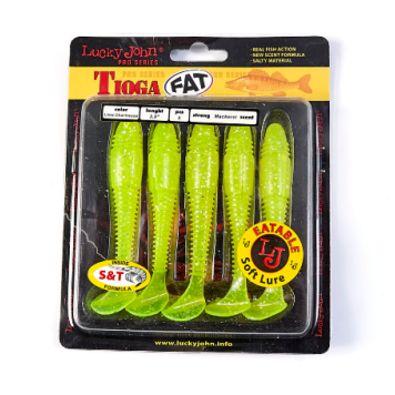 Виброхвост Lucky John Pro Series Tioga Fat 3.9"/10.00см, 071 (5шт)-2
