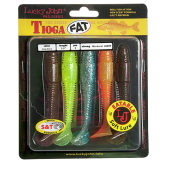 Виброхвост Lucky John Pro Series Tioga Fat 3.9"/10.00см, Mix1 (5шт)