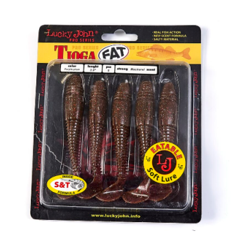 Виброхвост Lucky John Pro Series Tioga Fat 3.9"/10.00см, S13 (5шт)-2