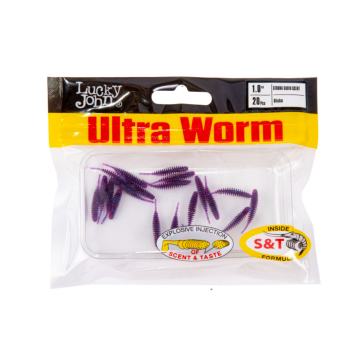 Слаги Lucky John Ultraworm 1.0'' цвет S63-1