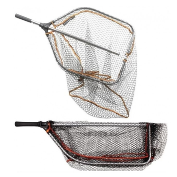Подсачек складной Savage Gear Pro Folding Rubber Large Mesh XL 185х70х85 см с прорезиненной сеткой