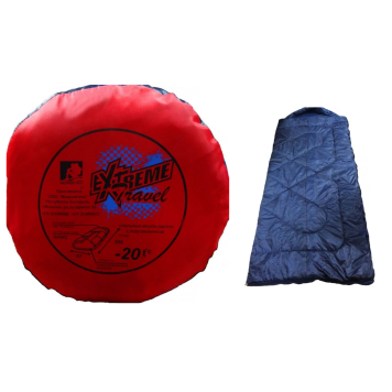Спальный мешок Mednovtex Extreme Travel 250x97 с подголовником (-20°C, на флисе)