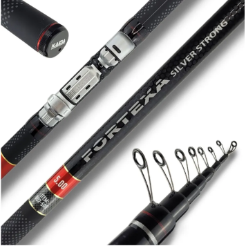 Удилище телескопическое Kaida Fortexa Silver Strong 7м