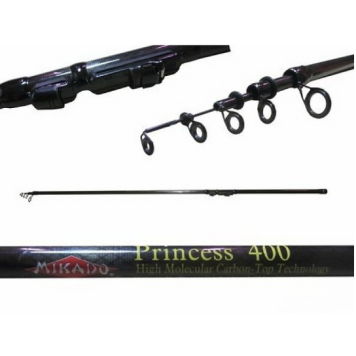 Удочка с кольцами Mikado Princess 4 м, углеволокно, тест: 10-30 г-1