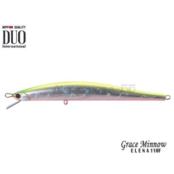 Воблер DUO Grace Minnow Elena 110F цвет D62