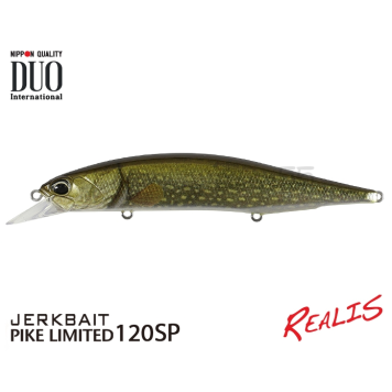Воблер DUO Realis Jerkbait 120 SP Pike Limited цвет ACC3820